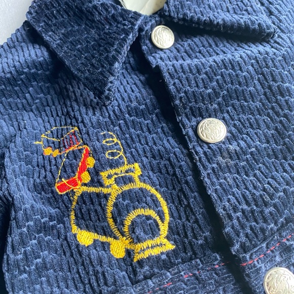 Adorable Vintage train Jumper Toddler Size 2 - Picture 2 of 4
